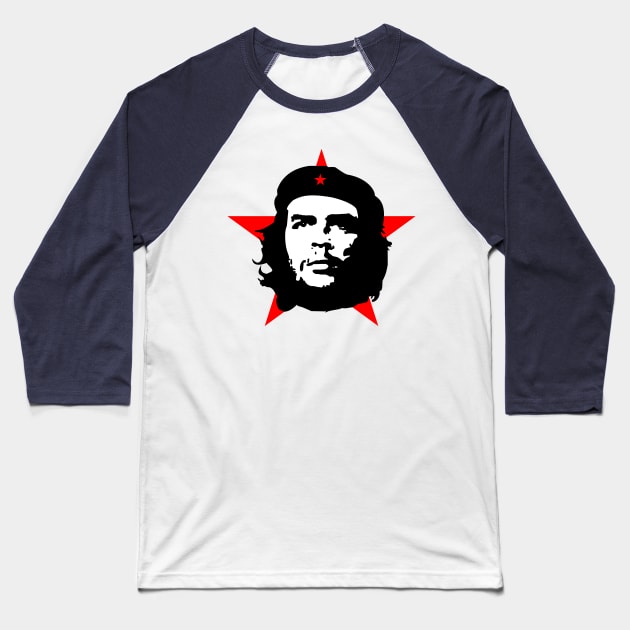 Che Guevara Rebel Cuban Guerrilla Revolution T-Shirt Baseball T-Shirt by HiDearPrint
